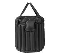 FewNvWa Cooker Insulation Cover Cylinder Shape Padded Cooker Carrier Bag with Zipper Opening Outer Pocket Cotton Nylon Insulated Design Suitable for Transportation, Black, 24