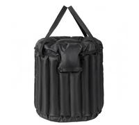 FewNvWa Cooker Insulation Cover Cylinder Shape Padded Cooker Carrier Bag with Zipper Opening Outer Pocket Cotton Nylon Insulated Design Suitable for Transportation, Black, 20