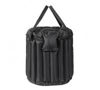 FewNvWa Cooker Insulation Cover Cylinder Shape Padded Cooker Carrier Bag with Zipper Opening Outer Pocket Cotton Nylon Insulated Design Suitable for Transportation, Black, 22