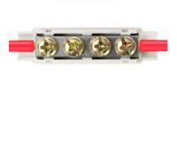 FewNvWa Copper Wiring Connector Quick Terminal Y-Type Brass Conductor Secure Connection Electronic Appliance Installation Suitable for Home Automotive Projects, 1116X Butt-joint, 1-6mm2