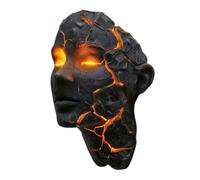 FewNvWa Cracked Soul Wall Light Night Lamp Home Decoration Wall Art Decoration Resin