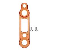 FewNvWa Disc Brake Adapter for Bikes, Conversion Accessories for Brake Calipers And Aluminum Disc Brake Bracket, Mounting 140 to 160 Mm, Gold 5.2x1.2x1cm
