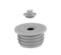 FewNvWa Drain Pipe Sealing, Sealing Plug, Pipe Seal, Silicone Plug. As A Flexible Solution for Sealing Pipes with Function for Washing Machines, 60-65mm Gray