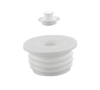 FewNvWa Drain Pipe Sealing, Sealing Plug, Pipe Seal, Silicone Plug. As A Flexible Solution for Sealing Pipes with Function for Washing Machines, 60-65mm White