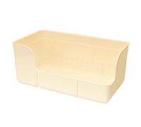 FewNvWa Easy Clean Pee Tray for Cage Litter Pan for Small Animals, Beige