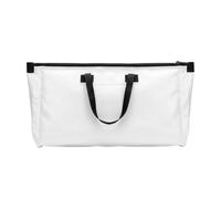 FewNvWa Fishing Storage Container Carp Bag Waterproof Carrier Insulated Organizer Mesh Handle Suitable for Transport Family Picnic Outdoor Fishing, White, Long 25L