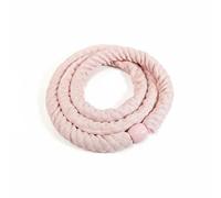 FewNvWa Fitness Hoop Cushioned Exercise Hoop Aerobic Workout Woven Texture Surface Sp Cooling Flexible Connector Suitable for Indoor Fitness Home, Light Pink, 2kg