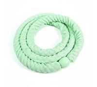 FewNvWa Fitness Hoop Cushioned Exercise Hoop Aerobic Workout Woven Texture Surface Sp Cooling Flexible Connector Suitable for Indoor Fitness Home, Light Green, 2.5kg