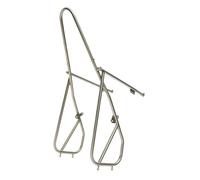 FewNvWa Front Rack, Stainless Steel, Practical Accessory, Spare Part, Side Rack for The Front Bag with Large