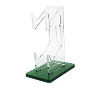 FewNvWa Game Controller Stand Acrylic Two Layer Display Headset Organizer Universal Gaming Handle Sturdy Anti Slip Suitable for Work Desk Living Room, Green