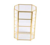 FewNvWa Glass Jewelry Box, Original Jewelry Display Case for Keepsakes Such As Necklaces and Earrings