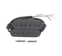 FewNvWa Guitar Pickup, Double Fret Spacing, Four Conductors, Replacement Part, Pre-wired Circuit, PP Material, Suitable for Passionate Guitarists, Black 52mm