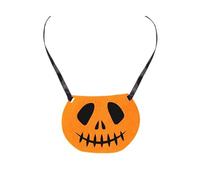 FewNvWa Halloween Pet Bandana Tie Accessory Felt Fabric 5.8x4.4inch for Celebrations Adjustable, Pumpkin Head