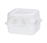 FewNvWa Hamster Cage with Plenty of Space And A Transparent Lid. Ventilated And Easy to Clean for Small Pets, with accessories