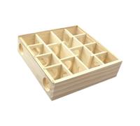 FewNvWa Hamster Digging Box Container Sand Box Multi Chamber Hideout Maze Tunnel Toy