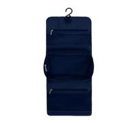 FewNvWa Hanging Toiletry Bag, Toilet Organizer, Multifunctional, Portable Cosmetic Bag, Makeup Bag for Camping, Student Dorm, Hotel, Dark Blue