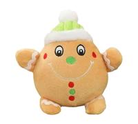 FewNvWa Holiday Dog Toys, Toys for Dogs, Squeaky Dog Gifts for Christmas, Gingerbread Man