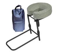 FewNvWa Home Mattress Topper Massage Set with Face Cushion, Height-Adjustable Headrest, Lightweight Aluminum Frame and Foldable Design for Relaxation, w Storage Bag