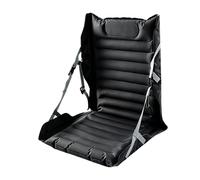 FewNvWa Inflatable Folding Seat with Adjustable Straps, Breathable, Lightweight Cushion with Backrest for, Hiking Trails, black
