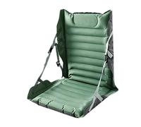 FewNvWa Inflatable Folding Seat with Adjustable Straps, Breathable, Lightweight Cushion with Backrest for, Hiking Trails, green