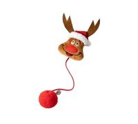 FewNvWa Interactive Cat Toy for Christmas with Bite Rope And Tooth Cleaning Features, B