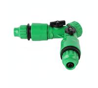FewNvWa Irrigation Connector Hose Water Splitter Garden Adapter Multi Valve Outlet Leakproof Quick Connect Setup Suitable for Balcony Greenhouse Outdoor Irrigation, 6 Fen 8/12 Tube