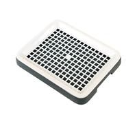 FewNvWa Litter Box for Rabbits Cage Pee Tray Removable Potty Trainer for Small Pets, dark green