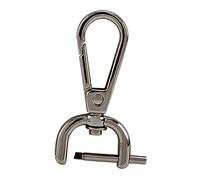 FewNvWa Lobster Claw Clasps for Bags, Handbag Clips, PU Leather Trigger Hooks for Keychain And Strap, 16mm Black
