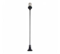 FewNvWa Marine Navigation Deck Beacon Lamp Stainless Steel Support Adjustable Rotating PC Casing Suitable for Vessel Maneuvering Night Operations, 600mm, Nylon Adjustable Base