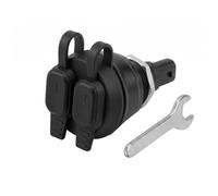 FewNvWa Motorcycle Charging Port Usb r Socket Port Power Hub Adapter Plug Accessory Weatherproof Rubber Covers Threaded Fit V 3.3 A suitable for city riding commuting daily riding