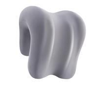 FewNvWa Napping Pillow Ergonomic Office Headrest Memory Foam Antislip Design Removable Cover Suitable for Resting at Work Home Office, Light Grey