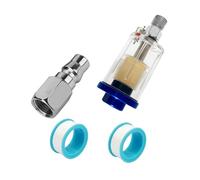 FewNvWa Oil Water Separator Line Compressed Air Accessories Water Separator Compressor with Quick Release And Drain Valve for Compressed Air Sys, Style A