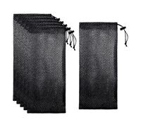 FewNvWa Pack of 6 Finch Feed Socks, Bird Feeder Made of with Effortless Care for The Garden And As A Gift for Bird Lovers, Black