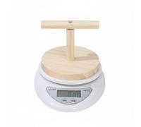 FewNvWa Parrot Weight Checking Device Digital Bird Supply with Large Display Detachable Wooden Perch and Multi-Function Suitable for Daily Health, Scale With T Stand