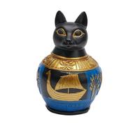 FewNvWa Pet Urn Antique Canopic Resin Figurine Statue Memorial Storage with Artistic Symbols And Stable Storage for Remembrance Decoration, Style A