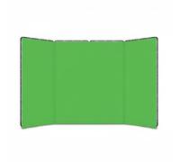FewNvWa Photography Screen Backdrop Background Cloth Folding Portable Polyester With Aluminum Alloy Frame Suitable for content live broadcasting online teaching video conferencing, Green