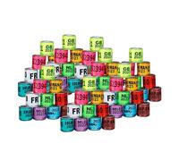 FewNvWa Pigeon Identification Rings for Adult Birds And Poultry, 8mm Aluminum Bands, Multi Color