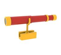 FewNvWa Pirate Telescope for Kids Playground Accessories Pretend Play Portable Retractable Pirate Spyglass for Playset Birthday Gifts, red and yellow