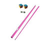 FewNvWa Pool Cue Carbon Fiber Billiard Cue Snooker Cue Two Split Design 9.5mm Tip Elegant Craftsmanship for Beginners, Professionals, Leisure, Home Decor, Pink