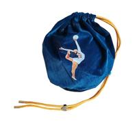 FewNvWa Portable Cover with Drawstring for Rhythmic Gymnastics Balls, Suitable for Lessons, Blue