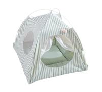 FewNvWa Portable Pet Teepee for Kittens in Various Settings, Green