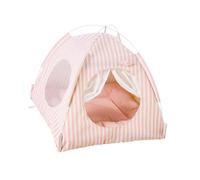 FewNvWa Portable Pet Teepee for Kittens in Various Settings, Pink