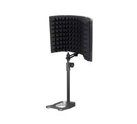 FewNvWa Portable Voice Isolator with Screen, Foldable Plate And Acoustic Reflector to Protect Against Audio Interference, Ideal for.., 3 Panels with Rack