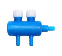 FewNvWa Professional Fish Tank Air Pump Splitter Valve, Convenient Aquarium Air Flow Control Valve Lever Distributor, Multi Ports Aquarium Air Splitter for Fish Tanks or Other Aquarium Systems 2 Way