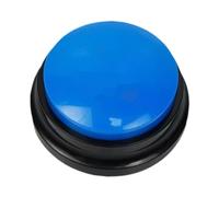 FewNvWa Recordable Talking Button Noise Maker Kids Toy Educational 8.8x4.2cm Interactive Gifts 30S Answer Buzzers Sound Button, dark blue