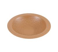 FewNvWa Reptile Pool for Tortoise, Water Dish for Turtle, Dish Plate for Terrarium, Bowl for Bearded Dragons And Geckos, Brownish Yellow