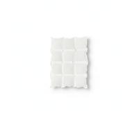 FewNvWa Reusable Ice Blanket Ice Sheets Cold Pack Cooling for Transport and Storage Self Absorbing Reusable Build Suitable for Seafood Preservation Meals, White, 12 Grids, 28.5x21cm