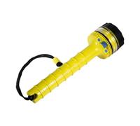 FewNvWa Scuba Diving Flashlight Underwater Light Torch Submersible Lamp PP Material Strong Brightness IPX8 Waterproof Suitable for Deep Sea Night, yellow