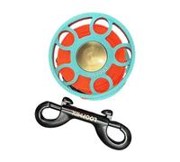 FewNvWa Scuba Diving Reel Finger Spool Aluminum Alloy Lightweight Construction Smooth Line Release Effortless Control Suitable for Cave Diving Wreck, blue