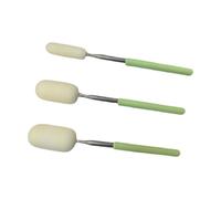 FewNvWa Set of 3 Telescoping Sponge Sticks for Pottery Tools with Non-Slip Handle for Crafting, Green